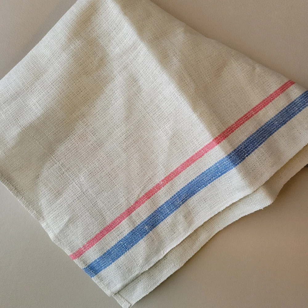 Polish Tea Towel Aleksandrowickie ~ Vintage 1985? ~ Original Tags ~ Linen?